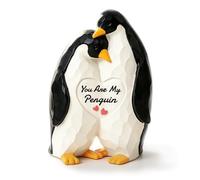 NINNSSOT Figuras de pingüino para mujeres, hombres, parejas, regalos para él, ella, esposa, marido, novio, novia, regalos románticos de pingüino para el día de San Valentín, boda, cumpleaños, Navidad