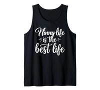 Ninny Life is The Best Life For Cute Grandma Mothers Day Camiseta sin Mangas