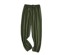 Niño Bebé Niña Soild Elástico Básico Largo Pantalones Bombachos Casual Jogger Deportes Danza Pantalones Niñas 128 Forrado, AG., 3-4 años