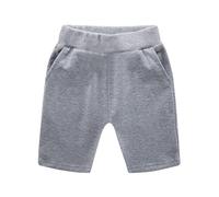 Niño Bebé Niña Sólido Primavera Pantalones Cortos Volantes Ropa Leggings Mujer, gris, 3-4 años