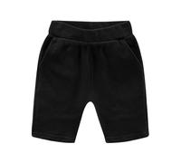Niño Bebé Niña Sólido Primavera Pantalones Cortos Volantes Ropa Leggings Mujer, Negro , 7-8 años