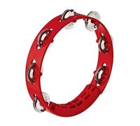 NINO Percusión Pandereta ABS Compacta 8" - Rojo, NINO49R
