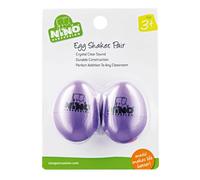 Nino by Meinl NINO540AU-2 Plastic Egg Shaker Pair Aubergine