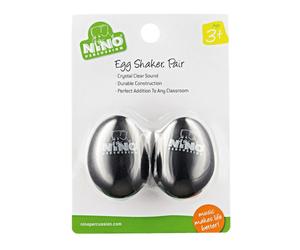Nino by Meinl NINO540BK-2 Percussion Plastic Egg Shaker Pair Black