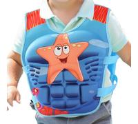 Niño de la chaqueta de baja vida - Niños de ayuda para nadar | Flosse para niños, niñas de 2 a 10 años | Ideal para la playa, la piscina, los accesorios para los trajes de baño seguros, cómodos, liger