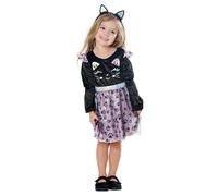 Niño Disfraz de Gato Infantil Gato Gatito Halloween Disfraz