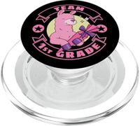 Niño Escolar Team 1st Grade 1Er Grado Lindo Llama Alpaca PopSockets PopGrip para MagSafe