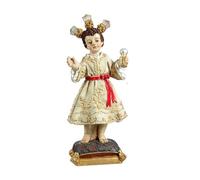 Niño Jesus Sagrario Jesus Montañes de Resina Pintado a Mano de 11 cm