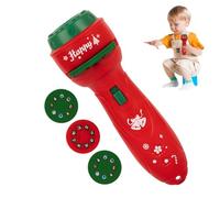 Niño Linterna Proyector De Bolsillo Para Antorcha Con 3 Lentes,24 Imágenes Regalos De Navidad Proyector De Lámpara De Navidad Proyección Historia Juguete Educativo Para Niños Y Niñas