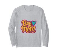 Niño Mamá Criando Niños Día de la Madre Mamá Mamá Divertido Dicho Manga Larga