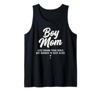 Niño Mamá Menos Drama Que Las Chicas, Pero Más Difícil De Mantenerse con Vida Camiseta sin Mangas