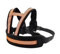 Niño motocicleta arnés ajustable transpirable bicicleta con tira reflectante niños para correa de asiento