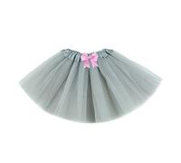 Niño Niños Bebé Niña Baile Princesa Falda Color Bloque Malla Ballet Tutu Trajes Bikini Pantalones Cortos Niñas Con Parte Superior, gris, 3-14 Jahre