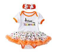 Niño PequeñO Halloween NiñA Disfraz De Calabaza Para NiñOs NiñAs Conjunto Trajes Bebé Mi Primer Traje Bebe Cosplay Ropa DecoracióN