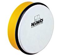 Nino Percussion NINO45Y - Pandero color amarillo (8") | Instrumento musical para niños a partir de 3 años, diámetro 8 pulgadas, plástico