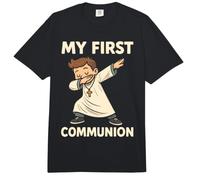Niño Primera Comunión Católico Cristiano Eucaristía Dabbing Kid Comfort Colors Adult Heavyweight T-Shirt