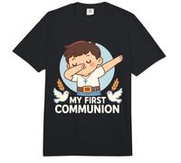 Niño Primera Comunión Católico Cristiano Eucaristía Dabbing Kid Comfort Colors Adult Heavyweight T-Shirt