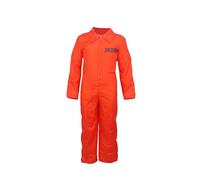 Niño Prisionero Monos Traje Naranja Talla Grande Edad 10-12 años