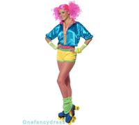 Niño Salvaje Madonna Adulto Mujer 1980s Disfraz 80s Aerobic Conjunto