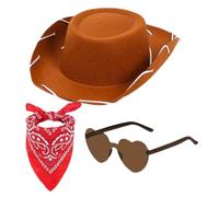 Niño Western Cowboy Hat - Sombrero para niños, sombrero de juego | Classic Country Outfit Dress Piece, 3% Child Western Cowboy Accesorio, uso en temas de vestuario y rotación de , diseño de