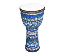 Niño Yembé Parche de Piel de Cabra Duradero Tambor Djembe Percusión Estilo étnico, Tambor Africano para Cumpleaños Fiesta Djembe Drum(Large 8-inch C)