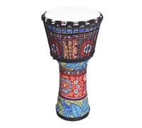 Niño Yembé Parche de Piel de Cabra Duradero Tambor Djembe Percusión Estilo étnico, Tambor Africano para Cumpleaños Fiesta Djembe Drum(Large 8-inch Adjustable C)