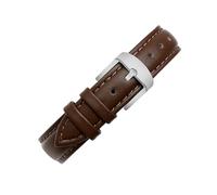 NINOMA Compatible con Garmin New Watch Lily2 Correa de cuero genuino Lily 2 SmartWatch Mujer Correa de reloj de liberación rápida de piel de vaca Pulsera de moda de 14 mm(Brown-steel)