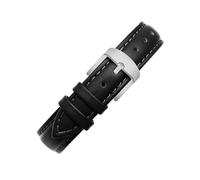 NINOMA Compatible con Garmin New Watch Lily2 Correa de cuero genuino Lily 2 SmartWatch Mujer Correa de reloj de liberación rápida de piel de vaca Pulsera de moda de 14 mm(Black-steel)