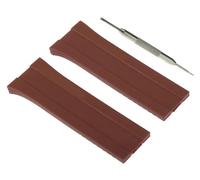 NINOMA Compatible con PD Diver P'6780, correa de goma de silicona de 26 mm a elegir en color for reloj con herramienta de barra de resorte de regalo(Brown)