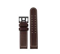 NINOMA Correa de reloj Hamilton Khaki Aviation H77616533 H70615733, de piel auténtica, compatible con el modelo Jazz Field for hombre.(A Dark brown black,20mm)