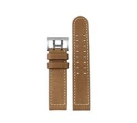 NINOMA Correa de reloj Hamilton Khaki Aviation H77616533 H70615733, de piel auténtica, compatible con el modelo Jazz Field for hombre.(A khaki silver,20mm)