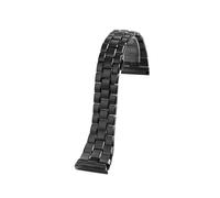 NINOMA Correa de reloj Seven Fridays de 28 mm, de acero inoxidable, for hombre, PS1/01M M202M, con cierre de metal mate y accesorios.(Noir)