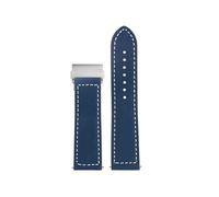 NINOMA Correa de repuesto compatible con Longines Fast Equestrian Comcast Master Series, pulsera for hombre y mujer, cadena de reloj de piel de vaca con hebilla plegable.(Blue sk,22mm)