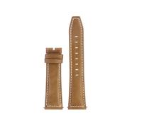 NINOMA Correa de repuesto compatible con Longines Fast Equestrian Comcast Master Series, pulsera for hombre y mujer, cadena de reloj de piel de vaca con hebilla plegable.(Khaki wl nk,21mm)