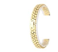 NINOMA Correa milanesa de 8 mm, 10 mm, 12 mm, 14 mm, 16 mm, 18 mm, accesorios dorados universales, compatibles con cualquier pulsera de reloj de metal de acero inoxidable(C-Gold,6mm)