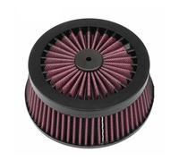 NINOMA Elemento de reparación del núcleo del filtro de admisión del filtro de aire de la motocicleta Compatible con Harley Touring Electra Glide Sportster 883 1200 Softail Dyna (Color : Red)