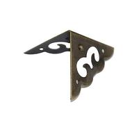 NINOMA Soporte Decorativo, decoración de Esquinas de Caja de Madera de Hierro, Protector de Escritorio de Guardia de Esquina de Nube, pie de Cubierta de Hardware de Muebles, 30mm,60 uds