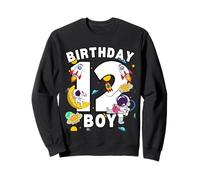 Niños 12 Cumpleaños Astronauta Espacio Planetas Doce Años Sudadera