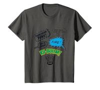 Niños 2000 AD Juez Dredd Retro Comic Citas Niños Camiseta