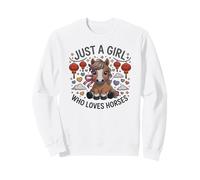 Niños 2026 Just Girl Who Love Horses Pony Fortune Lady Lunar Sudadera