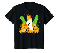 Niños 3 años alt 2022 Giraffe Löwe Dschungel Zebra Bär Boy Girl Camiseta