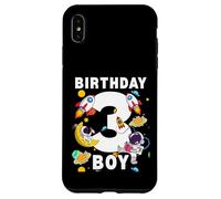 Niños 3er Cumpleaños Astronauta Espacio Planetas Tres Años Carcasa para iPhone XS Max