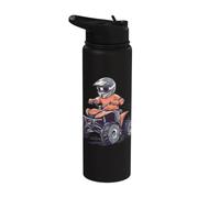 Niños 4 ruedas Stainless Steel Insulated Water Bottle