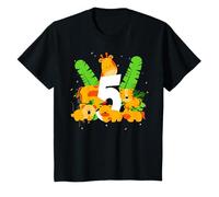 Niños 5 años alt 2020 Giraffe Löwe Dschungel Zebra Bär Boy Girl Camiseta
