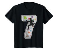 Niños 7 años de edad escalada en roca 7 cumpleaños Aventuras Escalador Camiseta