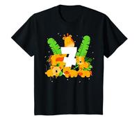 Niños 7 Jahre Alt 2018 Giraffe Löwe Dschungel Zebra Bär Boy Girl Camiseta