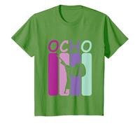 Niños 8 cumpleaños regalo de karate, retro, chicas Camiseta