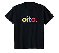 Niños 8th Birthday Shirt Boy 8 Eight Oito | Portuguese Aniversario Camiseta