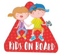 Niños a bordo - Bebé a bordo triángulo para coche - Inglés