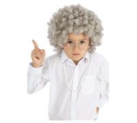 Niños Abuela Permanente Peluca Gánster Niña Niño Accesorio de Disfraz